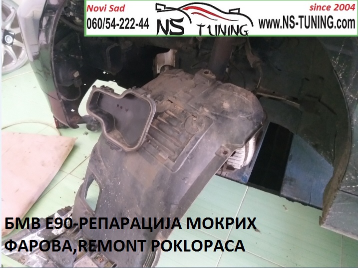 bmw e90 xenon d1s balast trafo reparacija farova mokrih voda kondenzacija novi sad tuning ns